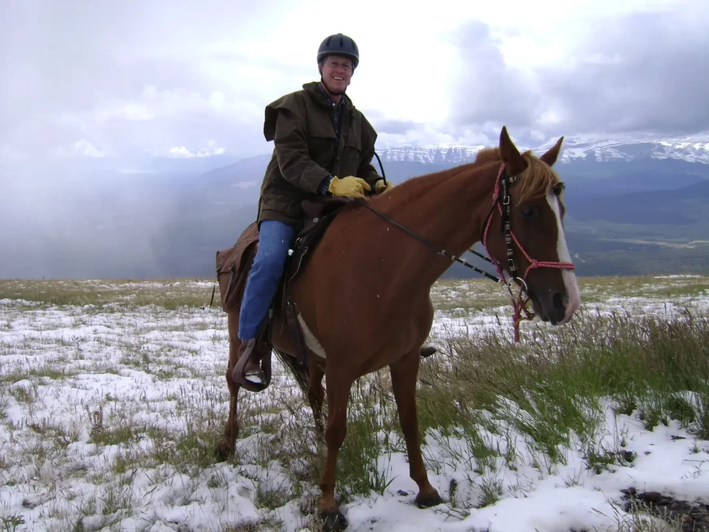 Snow horse riding in FL